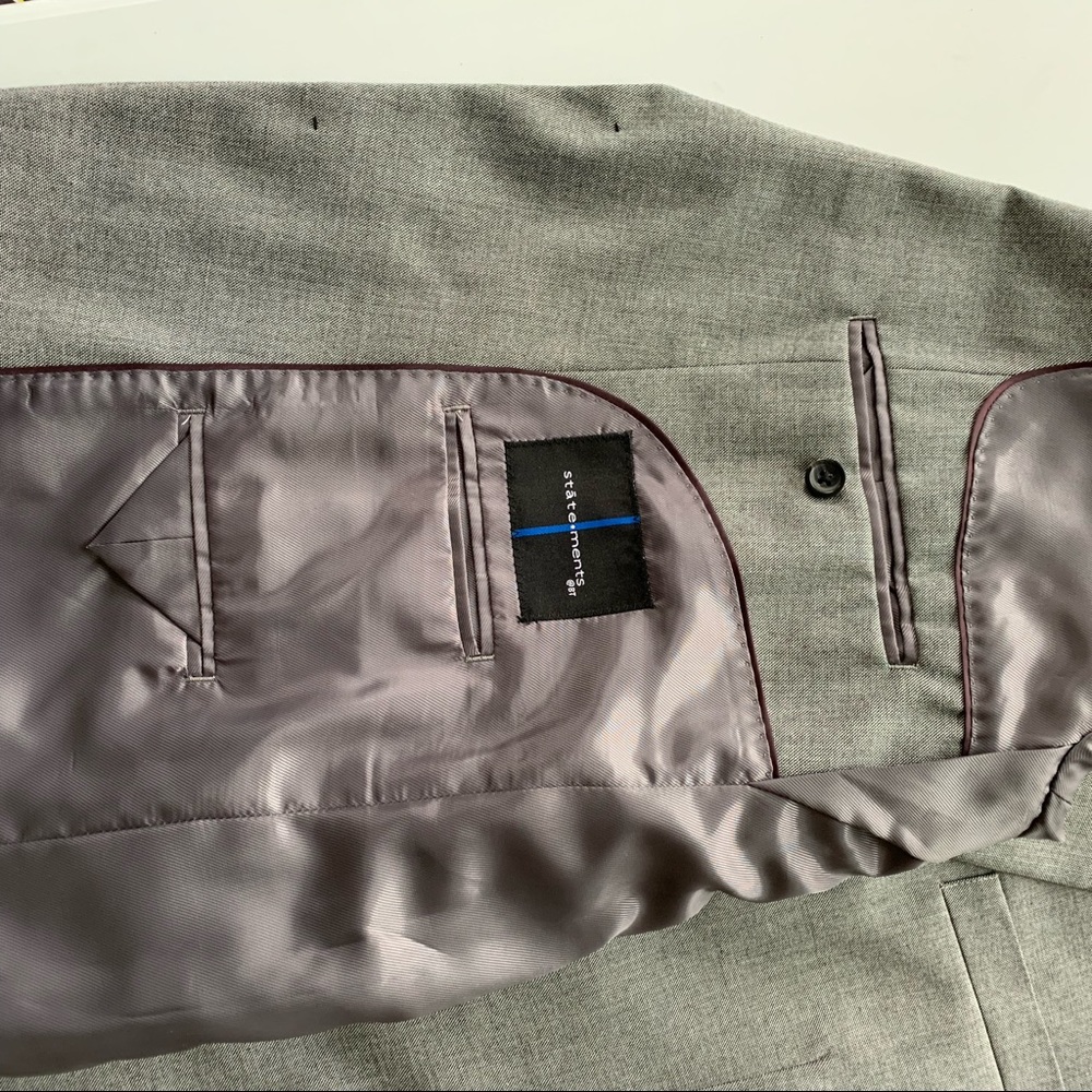 💥 Gray Sports Coat 💥 classic suit coat blazer - Picture 5 of 7
